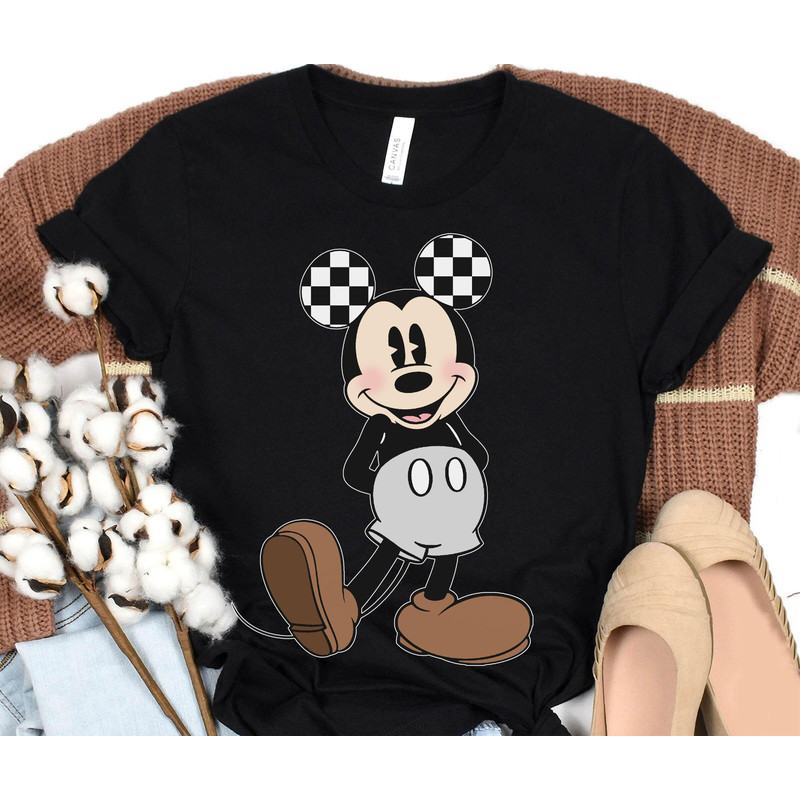 Mickey and Minnie Plaid Disney100 Outfit Shirt Walt Disney World Couple T-shirt Disney 100 Years Of Wonder Disneyland 2023 Couple Trip - 2.jpg