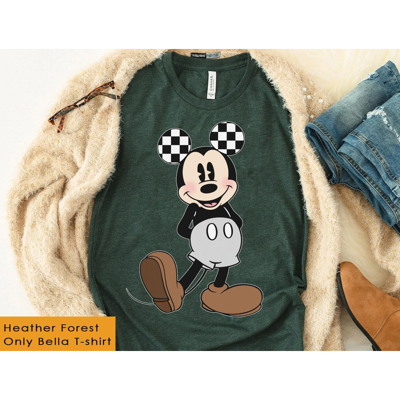 Mickey and Minnie Plaid Disney100 Outfit Shirt Walt Disney World Couple T-shirt Disney 100 Years Of Wonder Disneyland 2023 Couple Trip - 4.jpg