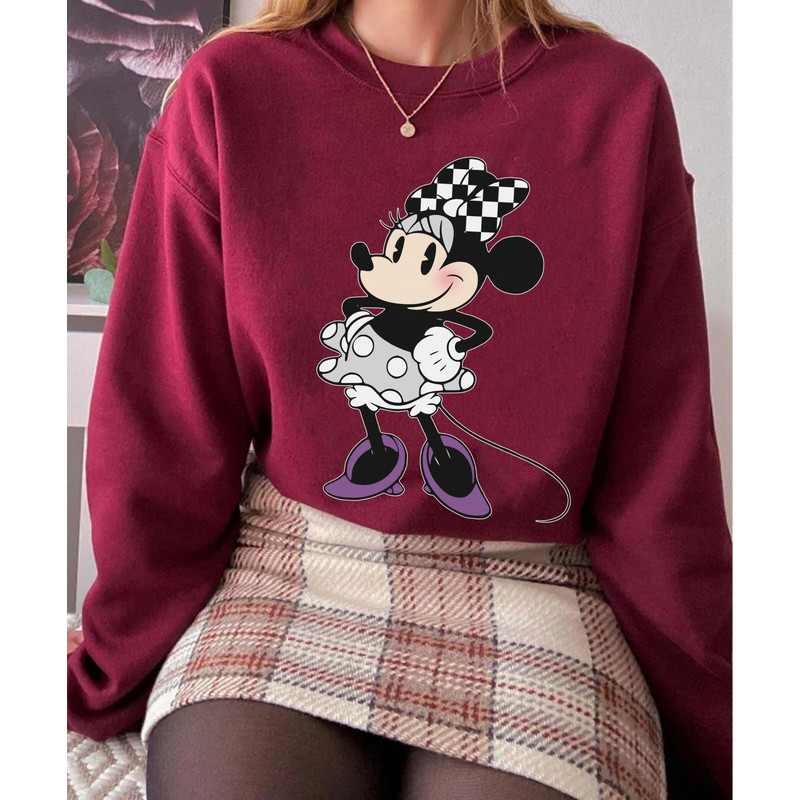 Mickey and Minnie Plaid Disney100 Outfit Shirt Walt Disney World Couple T-shirt Disney 100 Years Of Wonder Disneyland 2023 Couple Trip - 5.jpg