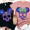 Mickey and Minnie The Haunted Mansion Skull Couple Shirt Disney Halloween Couple Matching T-shirt Walt Disney World Disneyland Trip - 1.jpg
