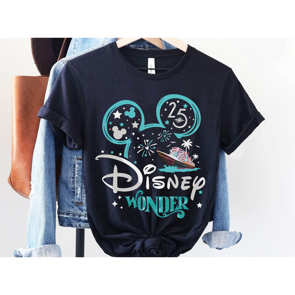 Mickey Disney Fantasy Dream Wonder Wish Magic Shirt  25th Silver Anniversary At Sea  Disney Cruise Line  Family Matching  Friends Trip - 4.jpg