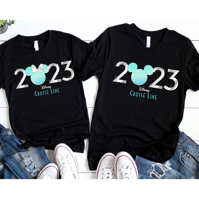 Mickey Minnie Disney Cruise Line Shirt  25th Silver Anniversary At Sea  Couple Vacation  Disney Couple Matching  Disneyland 2023 Trip - 1.jpg