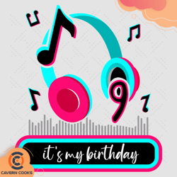 its my 9th birthday svg, birthday svg, 9th birthda