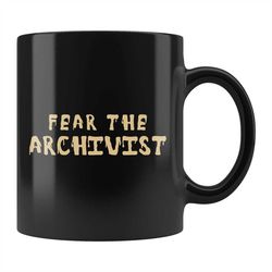archival science gift, archivist mug, archivist gift, librarian mug, librarian gift, archival science mug, archivist cof