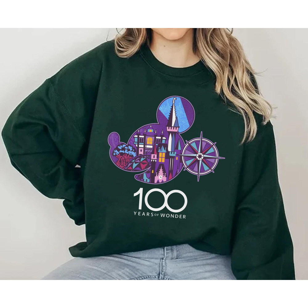 Mickey Mouse Castle Disney 100 Years Of Wonder Shirt Walt Disney T-shirt Disneyland 2023 Trip 100th Anniversary Disney 100 Outfits - 5.jpg