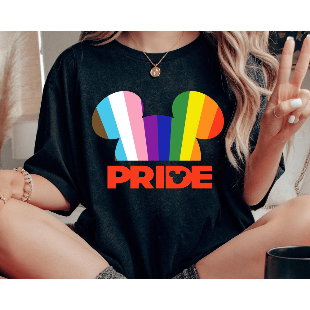 Mickey Mouse Lgbt Transgender Rainbow Disney Shirt Disneyland After Dark Pride Nite Disney Pride T-shirt Disney Gay Lesbian Tee - 1.jpg