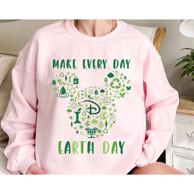 Mickey Mouse Make Everyday Earth Day Shirt Disney Earth Day 2023 Tee Save Our Planet Shirt Disneyland Trip Nature Environment Tee - 3.jpg