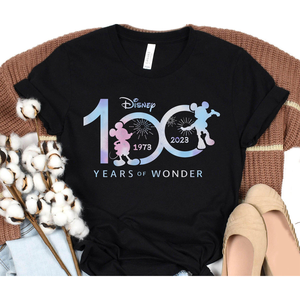 Mickey Mouse Silhouette Disney100 Shirt Disney 100 Years Of Wonder Tee Disneyland 100th Anniversary Shirt Disney Platinum Shirt - 3.jpg
