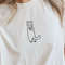 EMBROIDERED cat shirt, comfort colors shirt, embroidered tshirt, cat, animal shirt, pet shirt, funny embroidered shirt, funny shirt - 2.jpg