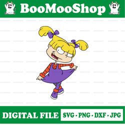 angelica pickles rugrats svg, png dxf, cricut, silhouette cut file, instant download