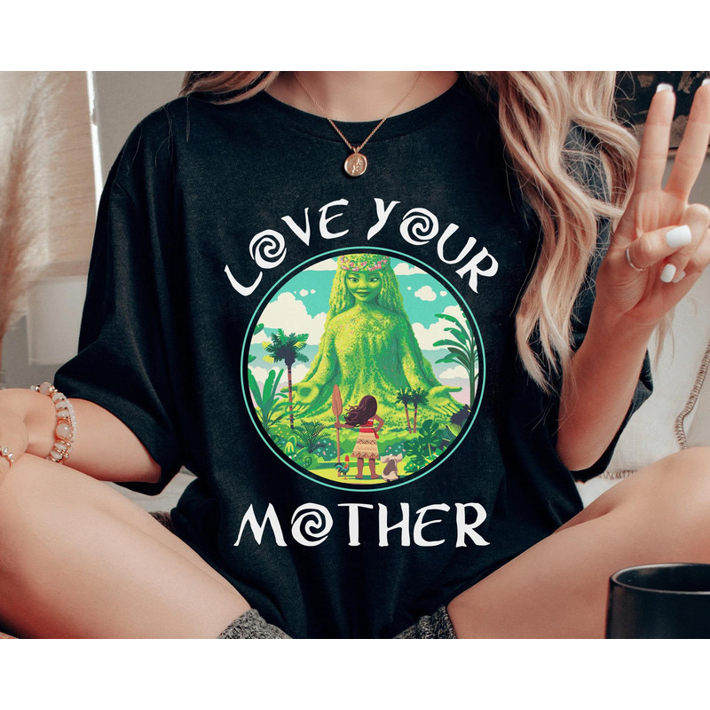 Moana Te Fiti Fairy Garden Love Your Mother Shirt Queen Of Plant Mother Island T-shirt Walt Disney World Trip Magic Kingdom Park - 2.jpg