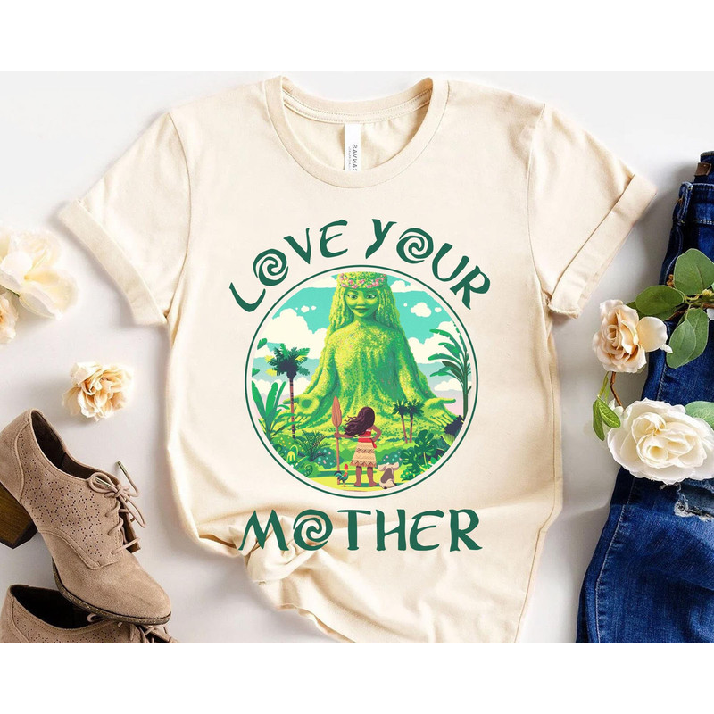 Moana Te Fiti Fairy Garden Love Your Mother Shirt Queen Of Plant Mother Island T-shirt Walt Disney World Trip Magic Kingdom Park - 3.jpg