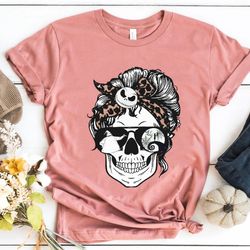 mom skull jack skellington oogie boogie shirt n