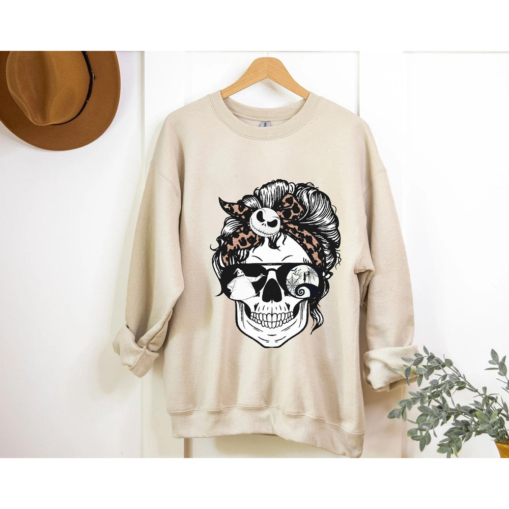 Mom Skull Jack Skellington Oogie Boogie Shirt Nightmare Before Christmas Disney T-shirt Mickey's Very Merry Party Disneyland Holiday Trip - 3.jpg