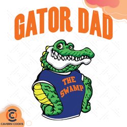 gator dad svg, fathers day svg, the gator svg, the