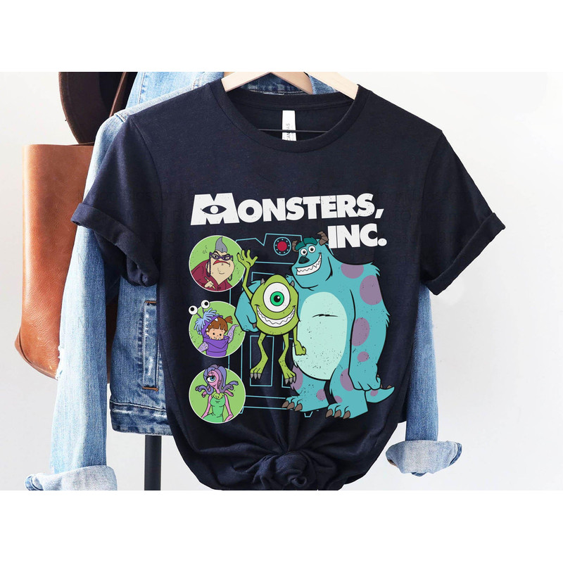 Monster Inc Roz Boo Celia Mike And Sully Shirt  Retro Disney T-shirt  Walt Disney World Shirt  Magic Kingdom Park  Disneyland Trip - 1.jpg