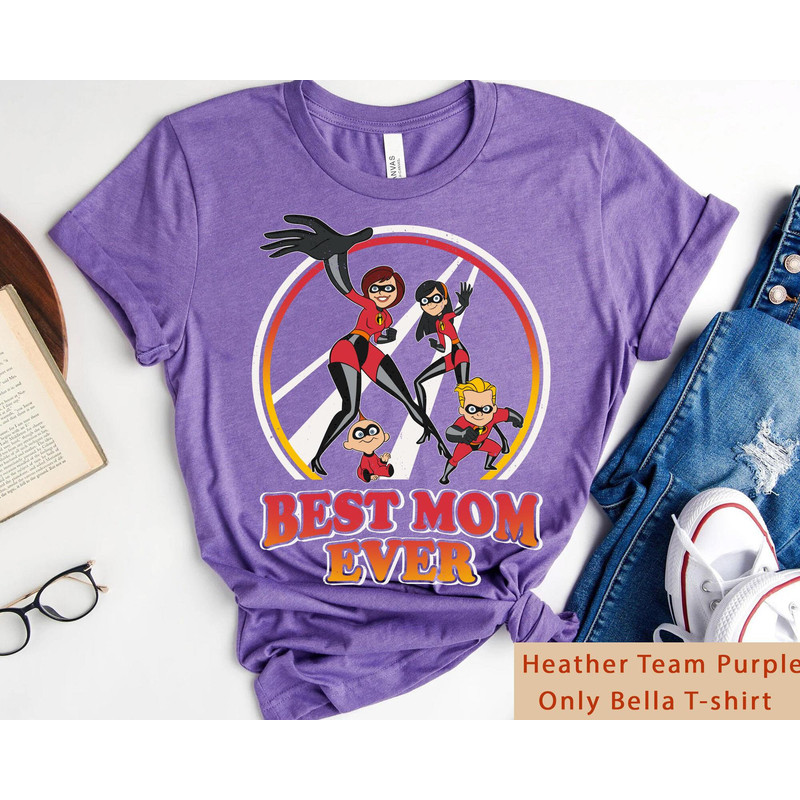 Mrs Incredible Jack-Jack Violet Dashiell Best Mom Ever Shirt Disney Mom T-shirt Mother's Day 2023 Gift For Mom Helen Parr Shirt - 2.jpg