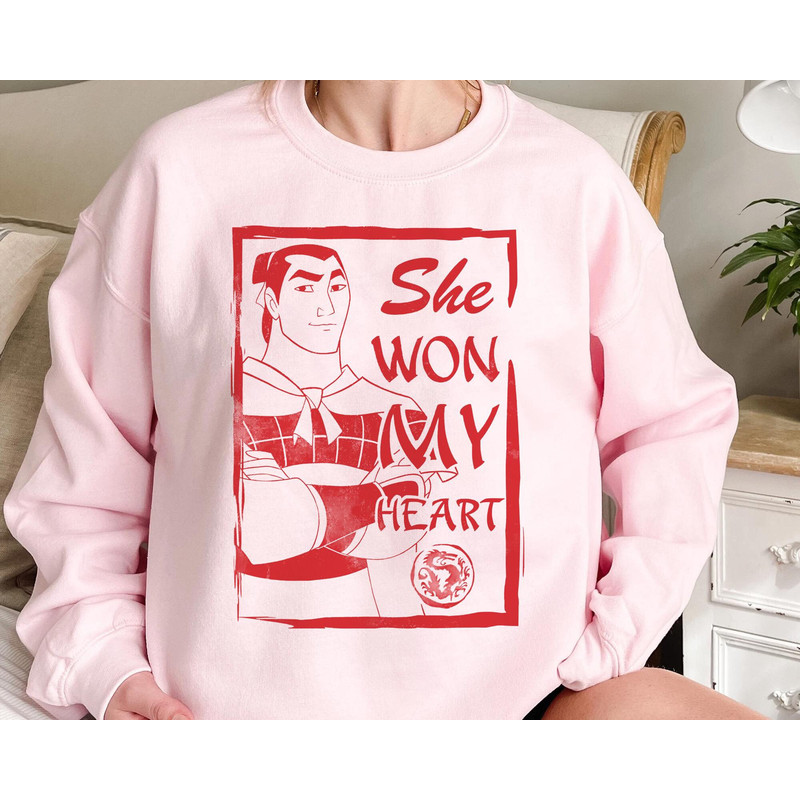 Mulan and Li Shang Valentine Couple Matching Shirt  Disney World Valentine's Day T-shirt  Disneyland Vacation Trip Gift for Him Her - 3.jpg
