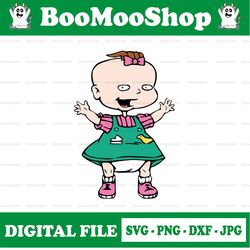 lil deville rugrats svg, png, dxf, cricut, silhouette cut file, instant download
