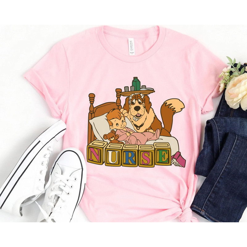 Nana Nurse and Michael Shirt Disney Nurse T-shirt Peter Pan Nurse's Day 2023 Tee Nana Dog Nurse Maid Child Care Shirt Nurse Week - 2.jpg