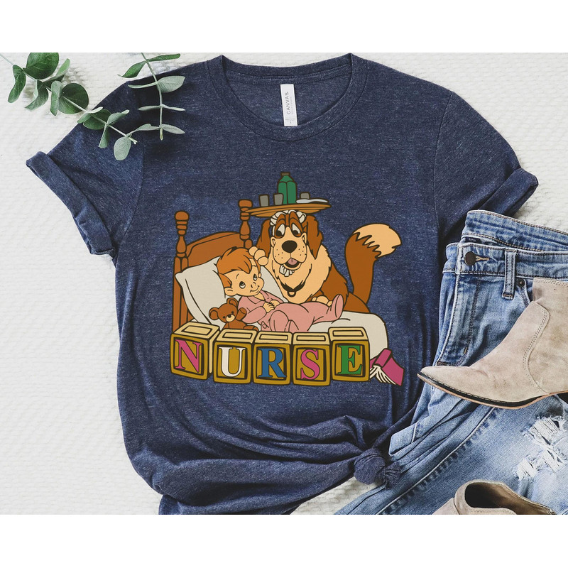 Nana Nurse and Michael Shirt Disney Nurse T-shirt Peter Pan Nurse's Day 2023 Tee Nana Dog Nurse Maid Child Care Shirt Nurse Week - 3.jpg