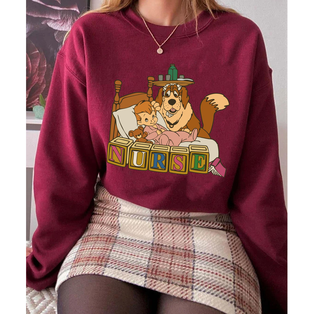 Nana Nurse and Michael Shirt Disney Nurse T-shirt Peter Pan Nurse's Day 2023 Tee Nana Dog Nurse Maid Child Care Shirt Nurse Week - 4.jpg