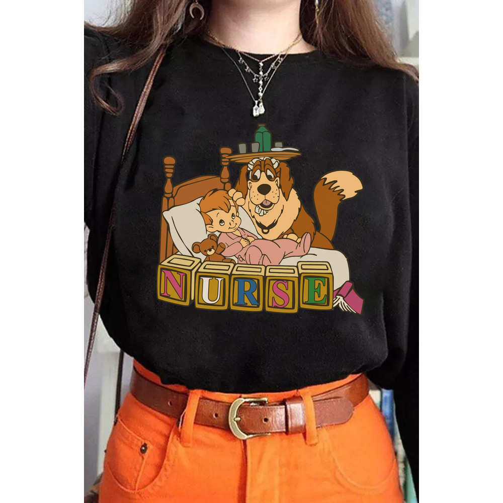 Nana Nurse and Michael Shirt Disney Nurse T-shirt Peter Pan Nurse's Day 2023 Tee Nana Dog Nurse Maid Child Care Shirt Nurse Week - 5.jpg