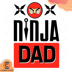 ninja dad fathers day svg, fathers day svg, ninja