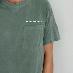 embroidered back and front shirt, comfort colors shirt, embroidered t-shirt, embroide