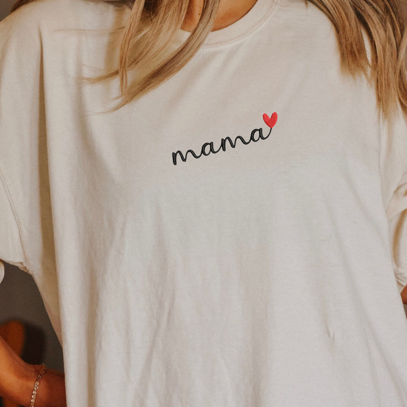 mama EMBROIDERED shirt, mama shirt, comfort colors shirt, mama t-shirt, mothers day gift, mama embrodiered, new mom, postpartum,baby shower - 1.jpg
