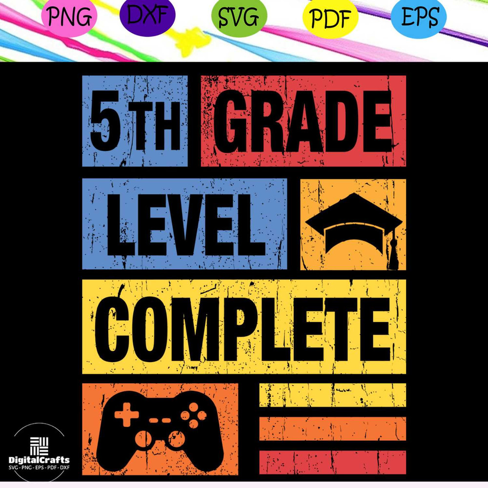 5th grade student video gamer graduation 5th grade svg 5th grade shirt 5th grade gift 5th grade
