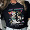 Personalized Retro 80s Just Married Mickey And Minnie Matching Tee Custom Husband And Wife Shirt Disney Wedding Anniversary T-shirt - 1.jpg