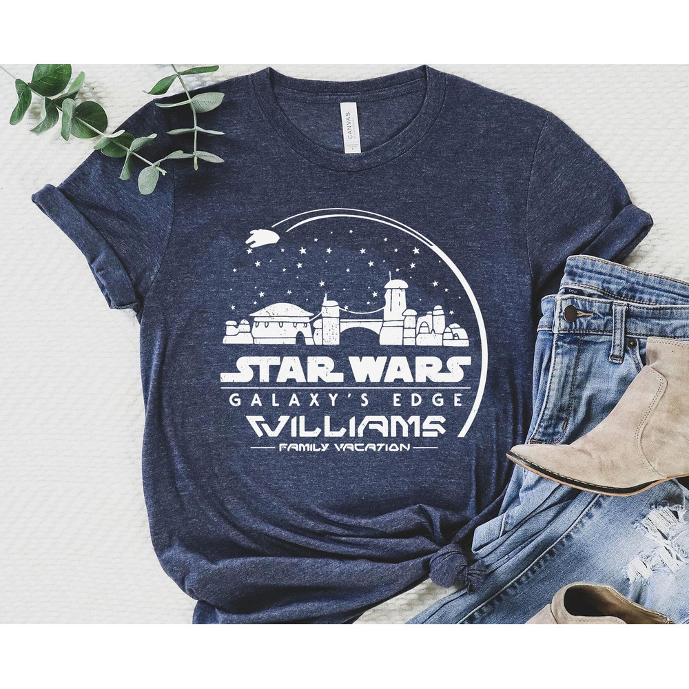 Personalized Star Wars Galaxy's Edge Family Vacation Shirt Custom Name Star Wars Day 2023 T-shirt May the 4th Star Wars Matching - 1.jpg