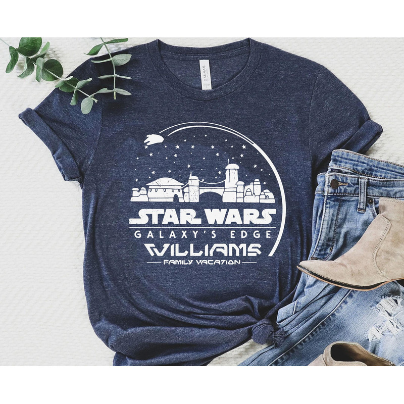 Personalized Star Wars Galaxy's Edge Family Vacation Shirt Custom Name Star Wars Day 2023 T-shirt May the 4th Star Wars Matching - 1.jpg