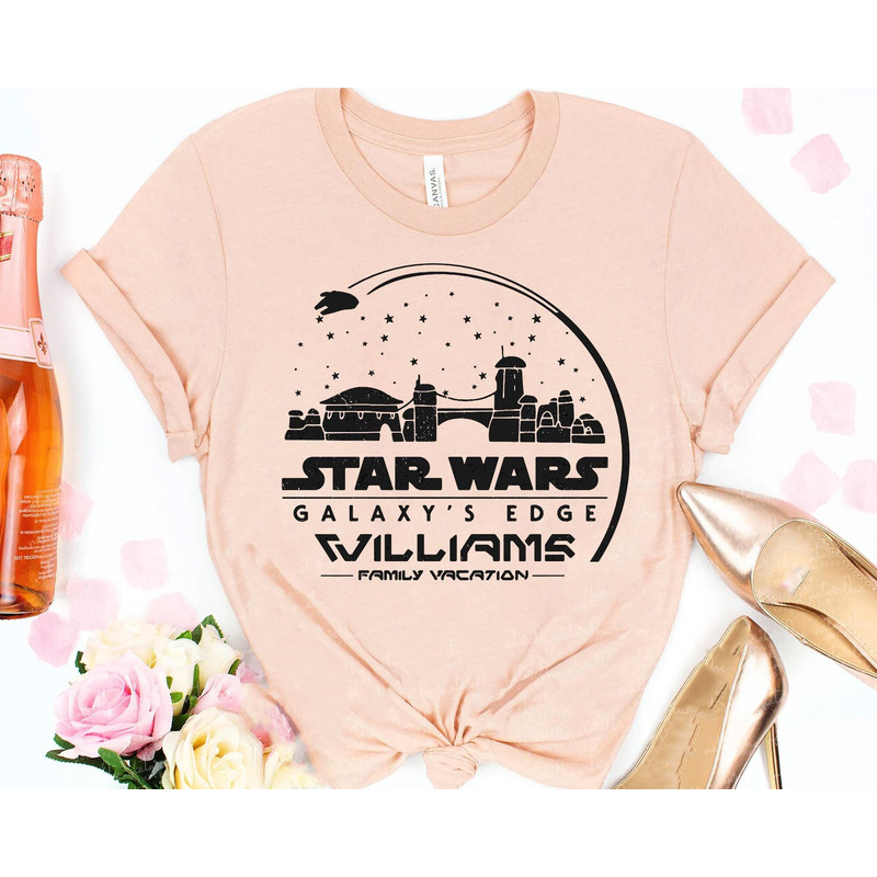 Personalized Star Wars Galaxy's Edge Family Vacation Shirt Custom Name Star Wars Day 2023 T-shirt May the 4th Star Wars Matching - 3.jpg