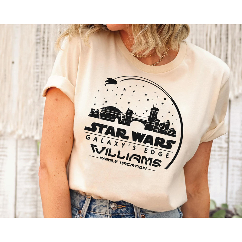 Personalized Star Wars Galaxy's Edge Family Vacation Shirt Custom Name Star Wars Day 2023 T-shirt May the 4th Star Wars Matching - 4.jpg