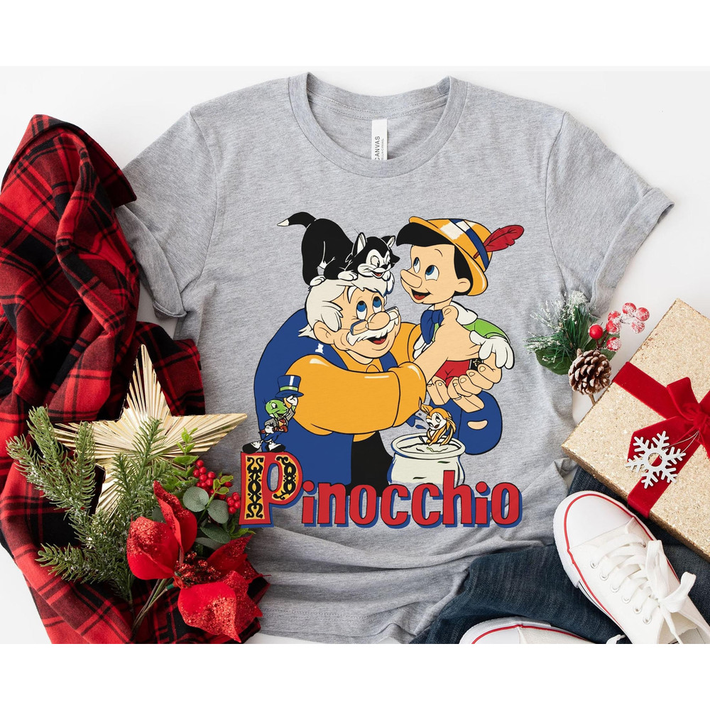 Pinocchio And Geppetto Shirt Retro 90s Disney T-shirt Walt Disney World Magic Kingdom Park Disneyland Trip Gift - 2.jpg