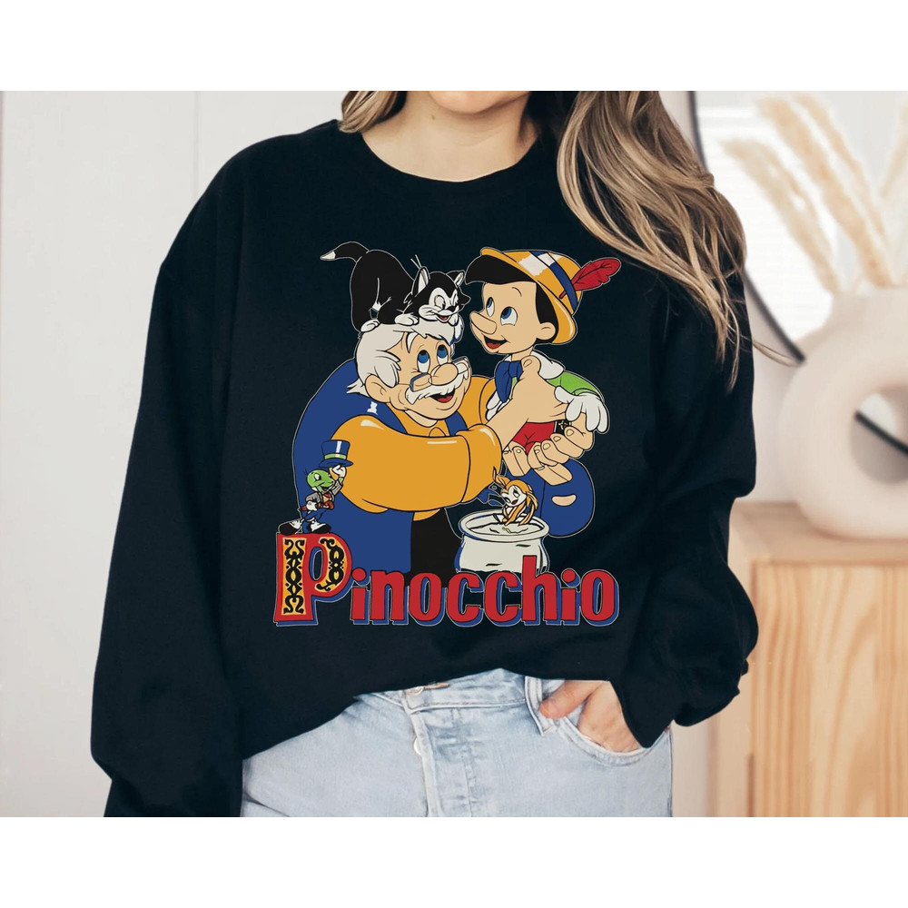 Pinocchio And Geppetto Shirt Retro 90s Disney T-shirt Walt Disney World Magic Kingdom Park Disneyland Trip Gift - 3.jpg