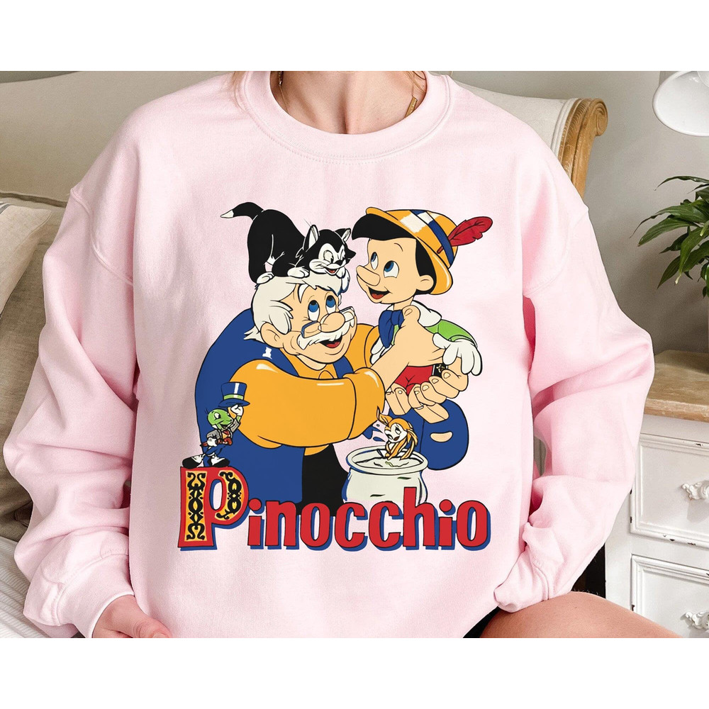 Pinocchio And Geppetto Shirt Retro 90s Disney T-shirt Walt Disney World Magic Kingdom Park Disneyland Trip Gift - 4.jpg