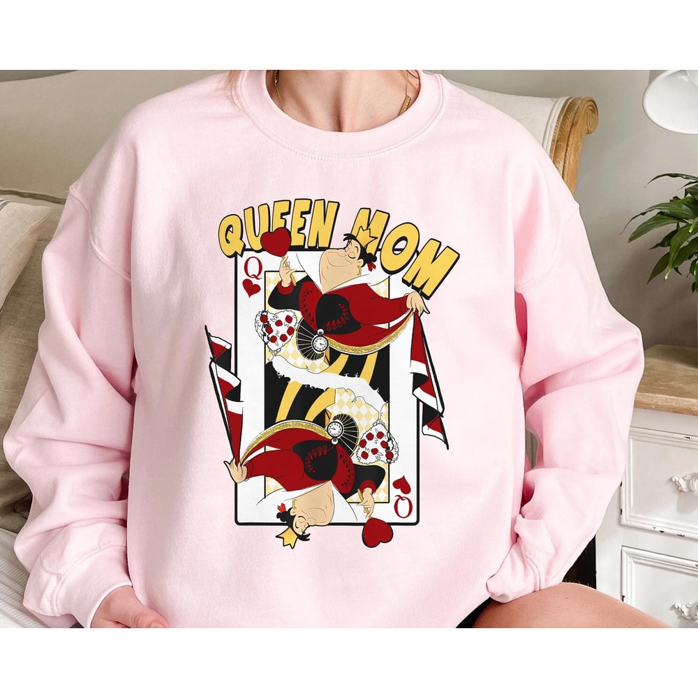 Queen Mom Queen Of Hearts Playing Card Shirt Alice In Wonderland Disney Mom T-shirt Mother's Day Gift Gift For Mom Disneyland Trip - 4.jpg