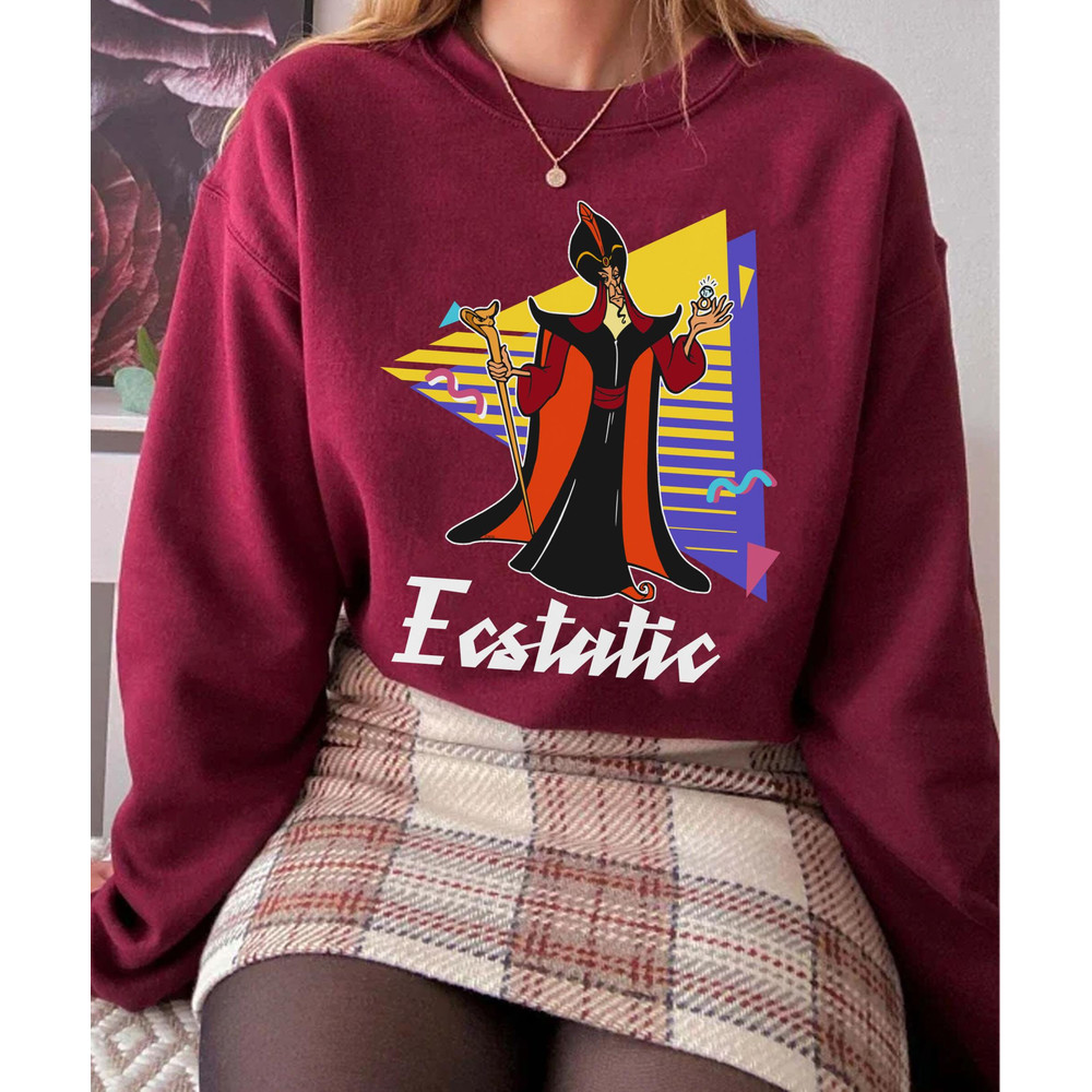 Retro 90s Aladdin Jafar Ecstatic Shirt Disney Villains T-shirt Jafar Saying Aladdin Disney Walt Disney World Disneyland Trip - 2.jpg