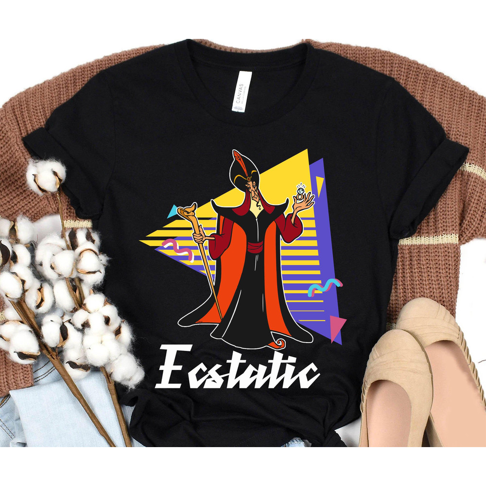 Retro 90s Aladdin Jafar Ecstatic Shirt Disney Villains T-shirt Jafar Saying Aladdin Disney Walt Disney World Disneyland Trip - 5.jpg