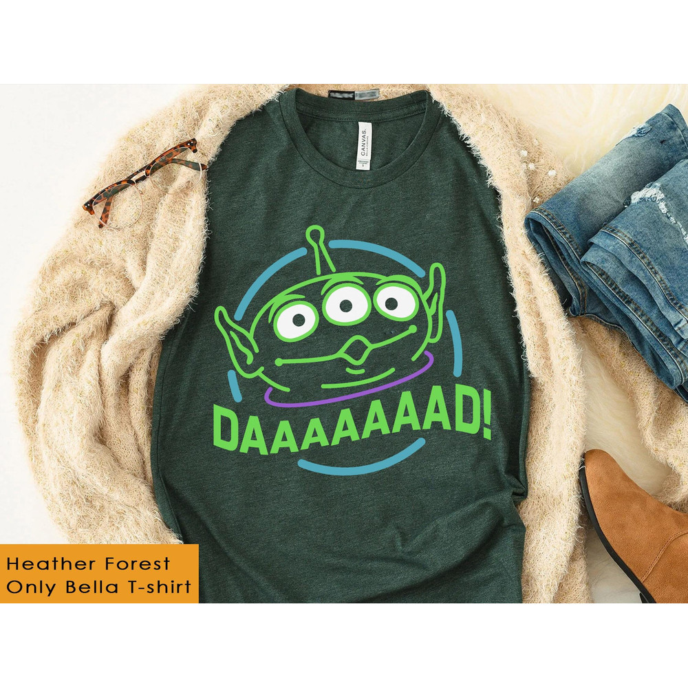 Retro 90s Alien Toy Story Mom Dad Shirt Disney Father Mother Matching T-shirt Mother's Day Shirt Father's Day Gift Disneyland Trip - 2.jpg