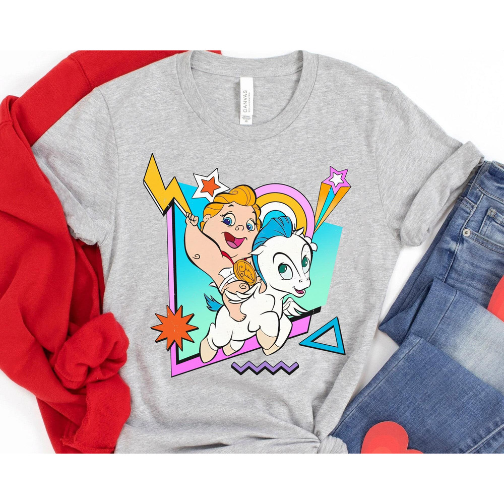 Retro 90S Baby Hercules and Pegasus Shirt Disney Hercules Shirt Walt Disney World Tee Disneyland Family Vacation Trip - 3.jpg