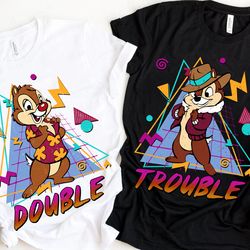 retro 90s chip n dale double trouble shirt disn