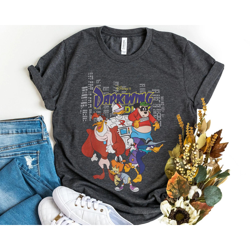 Retro 90s Darkwing Duck Shirt Disney Superhero Duck Comedy TV Series T-shirt Walt Disney World Magic Kingdom Park Disneyland Trip - 2.jpg