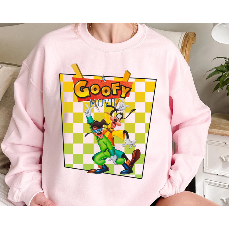 Retro 90s Disney A Goofy Movie Checkerboard T-shirt  Disney Goofy and Max Shirt  Disney Birthday Gift Ideas  Walt Disney World Trip - 4.jpg