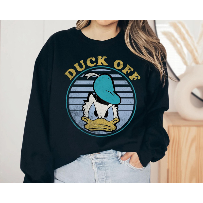 Retro 90s Donald Duck Off Shirt Disney Grumpy Duck T-shirt Magic Kingdom Park Walt Disney World Tee Disneyland Trip Funny Gift - 5.jpg