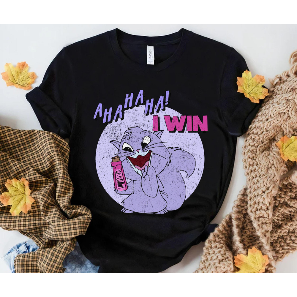 Retro 90s Emperor's New Groove Yzma Cat Ahaha I Win Sweatshirt Disney Family Vacation Shirt Disneyland Trip Magic Kingdom Holiday Gift - 2.jpg