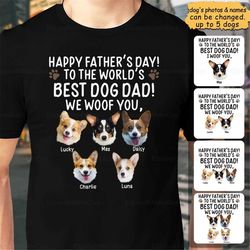 best dog dad shirts, custom dog dad shirts, to the best dog dad shirt, dog photo shirt, dad dog hoodie, tshirt men funny